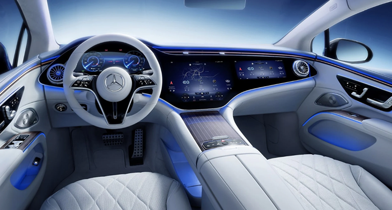 MBUX multimedia system in Mercedes